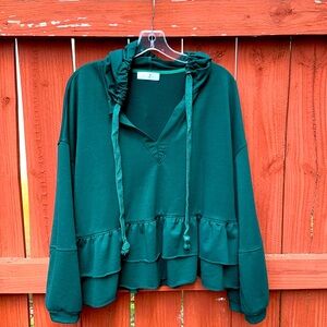 Hoodie Green Perfecty Pricile M